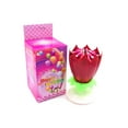 thumbnail image 4 of Goyunwell 2pcs Birthday Candles Flower Lotus Flower Musical Double Layers Sparkle Blooming 14 Candles Red, 4 of 7