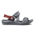 thumbnail image 2 of Kids Adventure Sandal Solid Charcoal/Red, 2 of 6