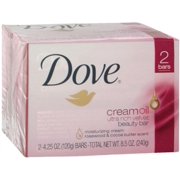 Dove Cream Oil Beauty Bars Rosewood and Cocoa Butter Scent 8.50 oz