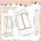 thumbnail image 4 of Caja de regalo de plástico transparente con borde dorado | Caja de caramelos PET transparente para flores, joyas, artesanías, muestras de perfumes | Pantalla duradera y duradera | 21x7x7cm | Paquete, 4 of 7
