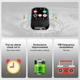 thumbnail image 4 of 64GB Mini MP3 Player with Camera,Bluetooth Mp3 Mp4 Music Player,2.0 IPS Touch Screen Android Player with Speaker,FM Radio,MP3 Player with E Book Alarm Clock Stopwatch,Walkmen Player for Sports Travel, 4 of 12