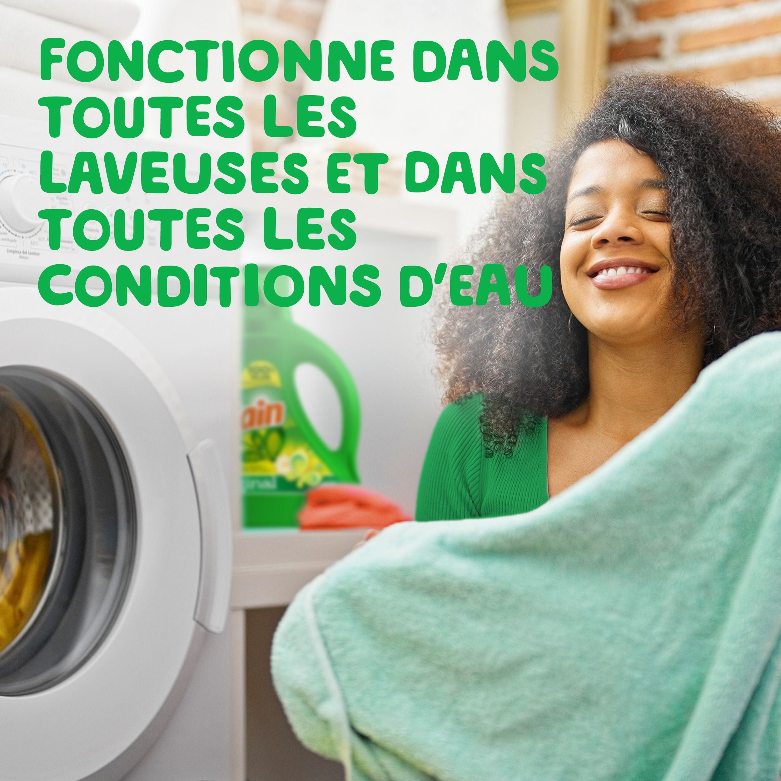 Gain Liquid Laundry Detergent, Original Scent, 5.44 L, 128 loads, Freshness + Odour Fighting, Laundry Detergent Liquid Soap, HE compatible, 5.44L