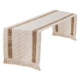 thumbnail image 1 of FUYPSE 2026 New Arrivals Decorative Table Lamp 11 X 55 Inch Farmhouse Style Cotton Linen Table Runner with Handmade FringedRustic Jute Burlap Table Runners 55 Inches Long for Dining RoomDresser Decor, 1 of 5