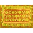 thumbnail image 1 of Ahgly Company Indoor Rectangle Oriental Yellow Traditional Area Rugs, 5' x 8', 1 of 4