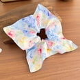 thumbnail image 6 of Weflink Fashionable Oil Painting Scarf Scrunchie Elastic Hair Band Women Hair Accessory, 6 of 10