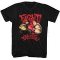 thumbnail image 2 of Street Fighter Fight! Black Adult T-Shirt, 2 of 3