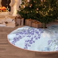 thumbnail image 5 of Sikiie Bird Butterfly Stripe Nativity Christmas Tree Skirt, Jesus Christian Winter Holiday Tree Mat Decoration(30-48IN)36", 5 of 6