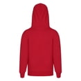 thumbnail image 4 of TiaoBug Kids Girls Long Sleeve Hoodies Sweatshirt Drawstring Sports Top Athletic Hooded Red 7-8, 4 of 7