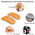 thumbnail image 2 of 3/4 Length Half Arch Support Orthopedic Shoes Sole Insole FlatFoot Correct  Feet Care Health Orthotics Insert Shoe Cushion, 2 of 9