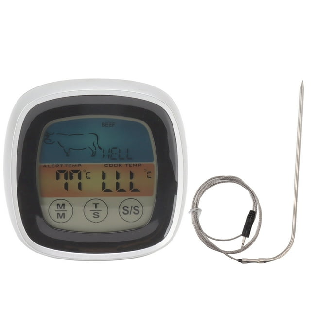 Oubit Kitchen Digital Thermometer,Food Touch Thermometer Kitchen Meat Thermometer Probe Digital Meat Thermometer Versatile Functionality