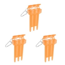 MLINS 3 Count Steel Tip Darts Organizing Darts 15.60X8.40X3.40CM Orange