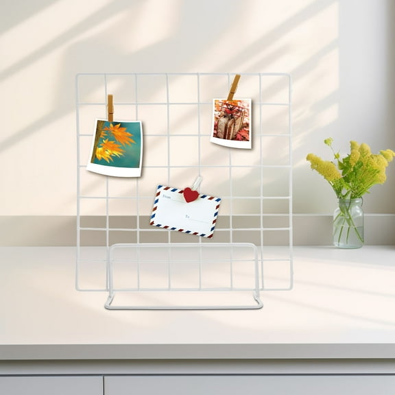 GOOHOCHY Grid Display Rack for Home 2Pcs 13.8X13.8X0.2In