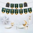 thumbnail image 2 of Jiibva Eid Mubarak Paper Banner Islamic Muslim Hanging Bunting Banner Ramadan Mubarak Party Hanging Garland for Fireplace Wall, 2 of 7