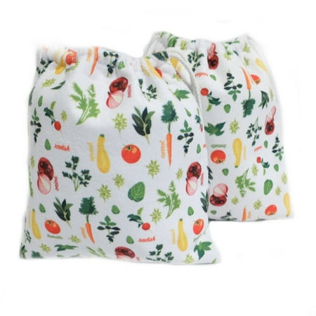 Kitchen Discovery Vegetable Storage Bags - Set of
