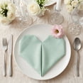 thumbnail image 3 of Unique Bargains 6Pcs Cotton Washable Cloth Napkins Bean Green 16x16inch, 3 of 6