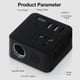 thumbnail image 3 of Convertidor de inversor de corriente de coche perfecl 150 W 12V con ventilador de refrigeración interno silencioso Negro, 3 of 8