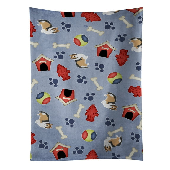 Dog House Collection Sheltie Shetland Sheepdog Kitchen Towel