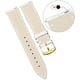 thumbnail image 3 of Correa de reloj de repuesto de cuero genuino multicolor resistente al agua para hombres y mujeres, G-blanco (24 mm) Feliz Sencillez, 3 of 5