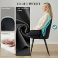 thumbnail image 4 of HOMCOM Set of 4 Modern Dining Chairs for Living Room, Black, 4 of 10