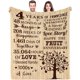 thumbnail image 1 of LHSHID Best Anniversary Marriage Gift Blanket Flannel Soft and Comfortable Anti static Bed Sofa Blanket 50x60in, 1 of 6