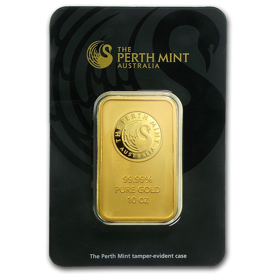 Lot of 3 Perth Mint 1 oz .9999 Gold Bars New Sealed With Assay Card 24 Karat 