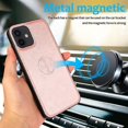 thumbnail image 5 of Funda de piel con tapa trasera magnética desmontable 2 en 1 para iPhone 12 Mini con textura de becerro, soporte, ranuras para tarjetas, billetera y marco de fotos., 5 of 5