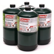 Coleman Propane Camping Gas Cylinder 4-Pack