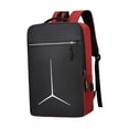 thumbnail image 4 of Guardoinrt Sac à Dos pour Ordinateur Portable Durable Imperméable Sac à Dos pour Ordinateur Portable avec Reste pour Hommes Femmes Interface USB Rouge, 4 of 6