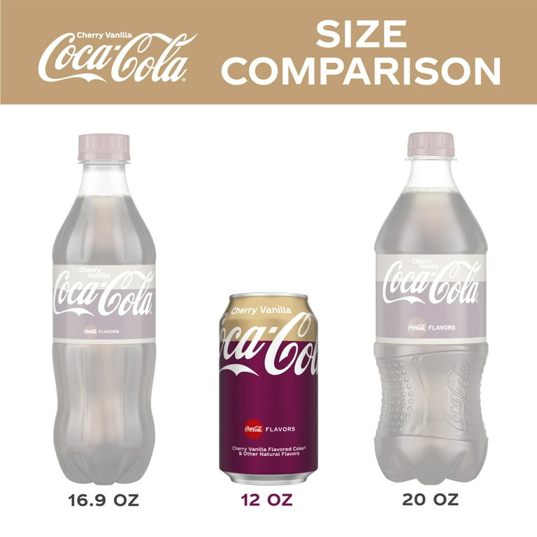 Coca-Cola Soft Drink: Cherry Vanilla Flavor, Sugar Soda Pop