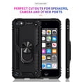 thumbnail image 4 of Étui iPod Touch 7 pour Enfants, Étui iPod Touch 6, Étuis iPod Touch 5, Étui Antichoc Robuste avec Support pour Apple iPod Touch 7e/6e/5e Génération, Rouge, 4 of 8