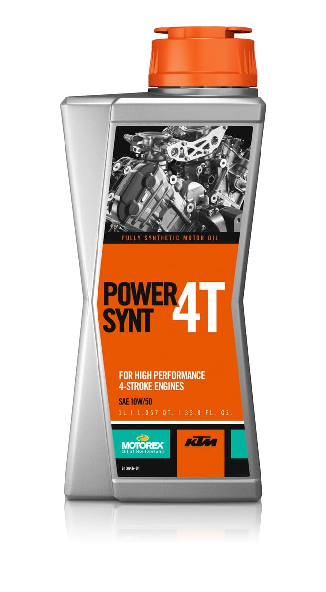 Motorex Power Synthetic 4T Motor Oil 10W-50 1 Liter - Walmart.com