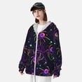 thumbnail image 3 of Fotbe Multi-colored Spiders Chaqueta con Protección Solar UPF 50+ para Hombre y Mujer, Camisa con Capucha y Bolsillos-X-Large, 3 of 7