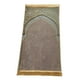 thumbnail image 4 of Alfombra de oración Musulmana Islámica Sunnimix elegante decoración 65 cm x 110 cm Alfombra de rezo impresa suave para Eid marrón, 4 of 8