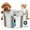 Flower Fountain(1 Filter), variant on Invengo Whisper Quiet Cat Water Fountain with 6 Filters, 3.2L/108oz Pet Water Fountain for Cats, Stainless Steel Automatic Water Dispenser with 2 Flow Modes, Easy to Clean