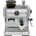 thumbnail image 1 of Chefman Crema Supreme Espresso Machine with Conical Burr Grinder and Steam Wand – Stainless Steel, 1 of 8