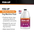 thumbnail image 2 of FogUp Medium Density Fog Juice - Extremely Long Lasting, High Output Non-Toxic Odorless Water-Based Fog Machine Fluid - (2 Pack) 1 Gallon,, 2 of 7