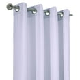thumbnail image 4 of Habitat Harmony Light Filtering Soft and Relaxed Feel in Room Provide Privacy Grommet Curtain Panel 52" x 84" Lavender, 4 of 9