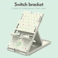 thumbnail image 4 of Switch/Switch Lite Cooling Stand - Animal Crossing Themed Ergonomic Console Holder with Heat Dissipation Vents, Portable Foldable Tabletop Bracket for Nintendo Gaming Accessories, 4 of 8