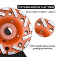 thumbnail image 2 of Rueda abrasiva Dust Shroud + 2 Diamond para amoladora angular, 2 of 6