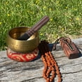 thumbnail image 3 of 3 Pcs Coussinets de Bol Sonore Bouddhiste avec Maillet de Méditation, 3 of 5