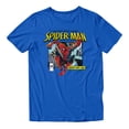 thumbnail image 2 of Marvel Spider-Man Brand New Day Men's Spidey New Comic Swing T-Shirt (Royal, S-XXXL), 2 of 4