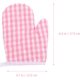 thumbnail image 3 of Guantes de horno Guantes de horno poliéster Guantes de horno 450F cocina hornear campamento, 3 of 8