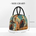 thumbnail image 4 of Vsdgher Insulated Lunch Bag Simple Bento Cooler Bag Lunch Tote Bag , Suitable for picnics, school, work (Western Desert Cactus Bald Eagle Print ), 4 of 5