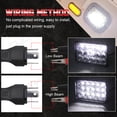 thumbnail image 4 of 2PCS 4"X6" LED Headlights High-Low Beam Fit For Chevy C10 Pickup 81-1987 Ford Truck, 4 of 9