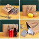 thumbnail image 4 of 10 bolsas de regalo de papel, bolsa de regalo Kraft, bolsas de papel grandes marrones, bolsas de compras de regalo lisas con asa para el día de la madre, bodas, cumpleaños, regalos de fiesta, 4 of 5