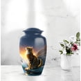 thumbnail image 6 of Cat Burial Urn For Ash For Women - Blue Urns For Human Ashes - Funeral Urns For Human Ashes Adult - Small Cremation Urn For Adult Mother & Father, 1 Large 10 Inch, 4 Keepsake Set, 6 of 7
