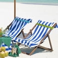 thumbnail image 5 of Towel Crabber Silicone Towel Bands for Beach Chairs, Beach, Pool & Cruise Essentials, No Snap, Non-Bulky, Fits Most Pool & Lounge Chairs, A Smart Alternative To Towel Clips, 5 of 8
