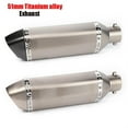 thumbnail image 3 of Titanium Alloy Motorcycle Exhaust Pipe 36-51mm Muffler Accessories For R6 NVX 155 For Ninja 250 Mt07 Mt09 R3, 3 of 5