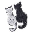 thumbnail image 4 of yuksok Sequins Sewing Applique Reversible Embroidery Clothes Black, 4 of 7