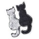 thumbnail image 4 of Cute Cat Reversible Change Color Sequins Coser parches para Jeans Costura de ropa Negro Zulema Parche de lentejuelas de gato, 4 of 7